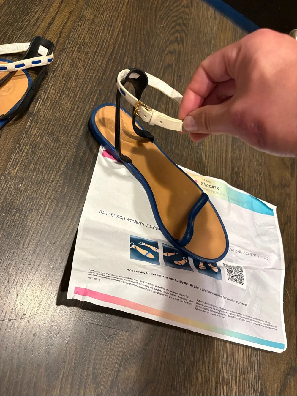 Tory Burch elegant blue